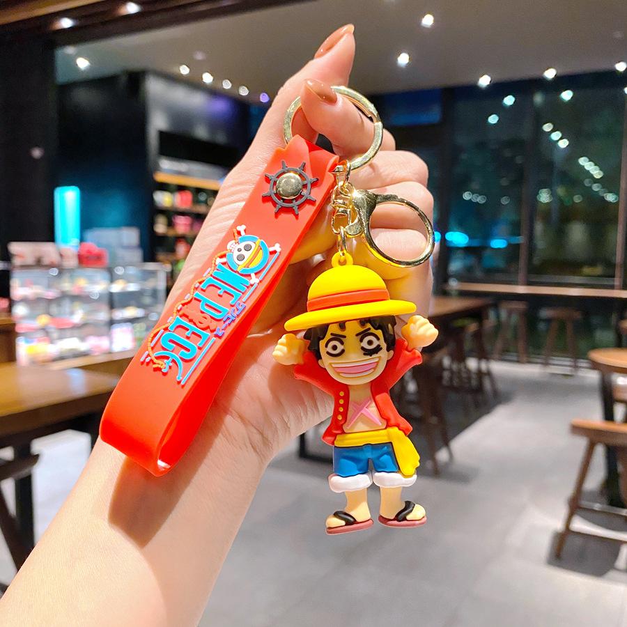 Cartoon Keychain, Animation Peripheral Pendant, Car Schoolbag, Keychain, Foreign Trade Small Gift.