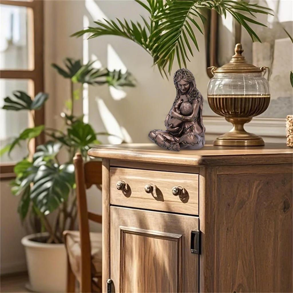 Изделия из смолы «Мать-Земля» подходят для рождественских украшений ко Дню матери. Подарки для дома.