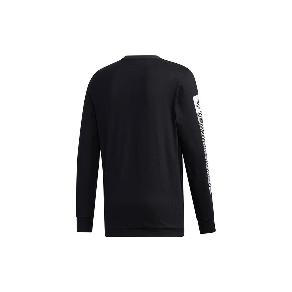 adidas Футболки Мужские Черные С Круглым Вырезом Умеренный Прямой Крой GD4976