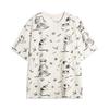 Li Ning Sports Lifestyle Series Logo Print Повседневная впитывающая пот удобная дышащая универсальная футболка с коротким рукавом мужские топы AHSUC01-2