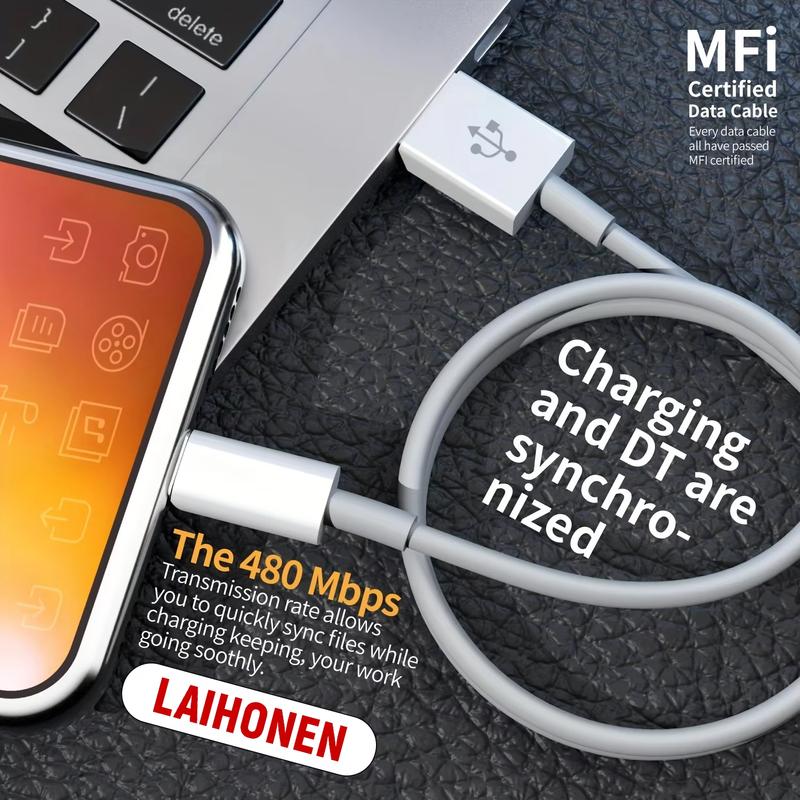 LAIHONEN Оригинальный Быстрый Зарядный USB-кабель PD 20 Вт для iPhone 14 13 12 11 Pro XS Max USB C Кабель Быстрой Зарядки 1 м 2 м 3 м