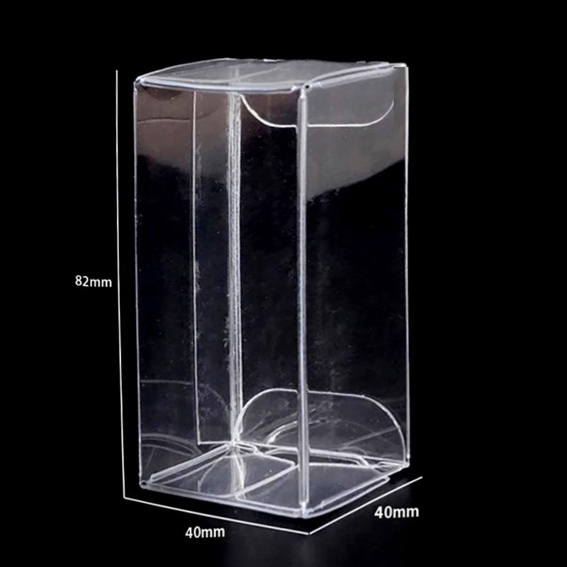 10 шт. Прозрачная коробка для демонстрации модели игрушечного автомобиля, прозрачный держатель-кейс из ПВХ, крышка, Show, пылезащитная, декоративная
