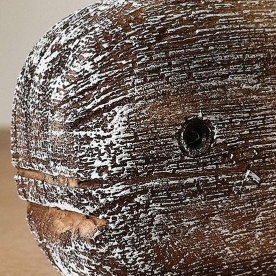 Деревенская статуэтка кита из смолы, Морская скульптура кита, Морская фигурка животного в стиле кантри для полки дома, Настольный декор