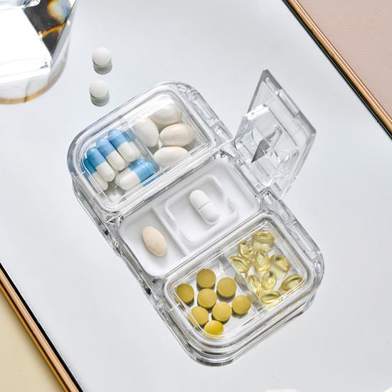 Экономия места в коробке для таблеток с помощью резака для ПК. Держатель для витаминов. Органайзер для таблеток для общежития.