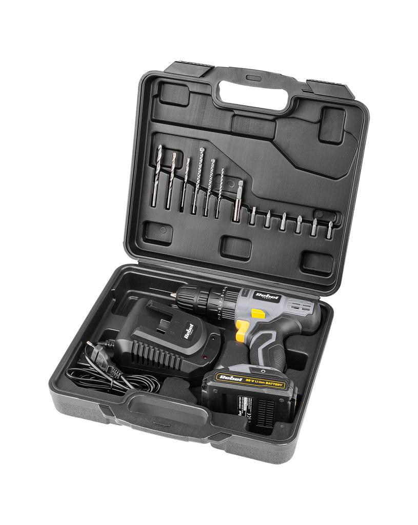 Rebel Tools Cordless Impact Drill and Drill Set