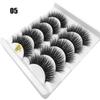 Handmade Natural Wispy Flared Eye Lash Extension False Eyelashes Crisscross 3D Faux Mink Hair