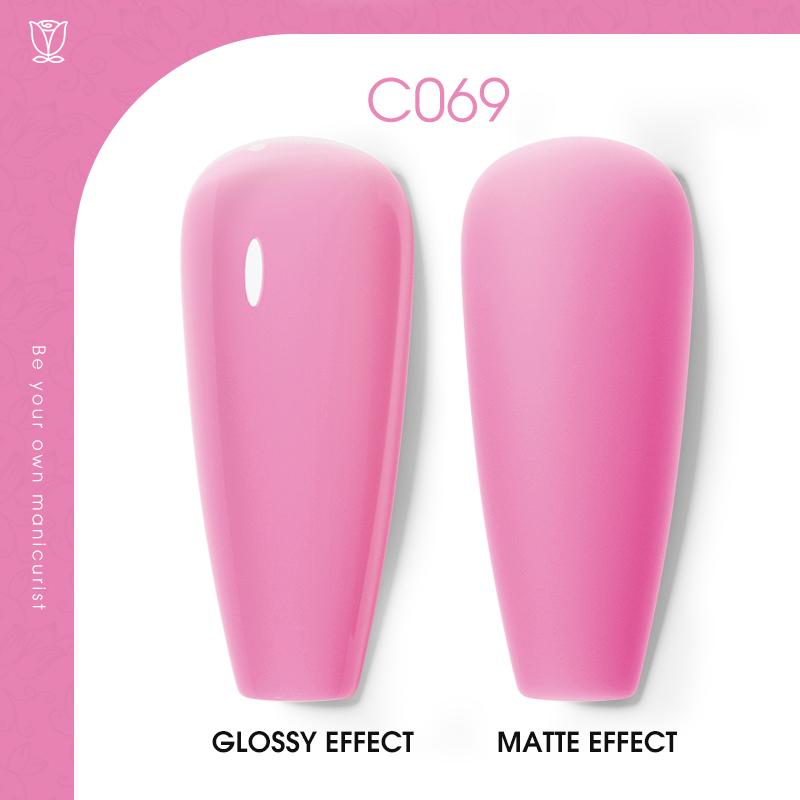 ROSALIND Стеклянная черная бутылка 118 цветов УФ-гель-лак для ногтей для дизайна ногтей Полупостоянный замачиваемый УФ-светодиодный гель-лак Гибридный гель Базовый верхний слой Гель для ногтей