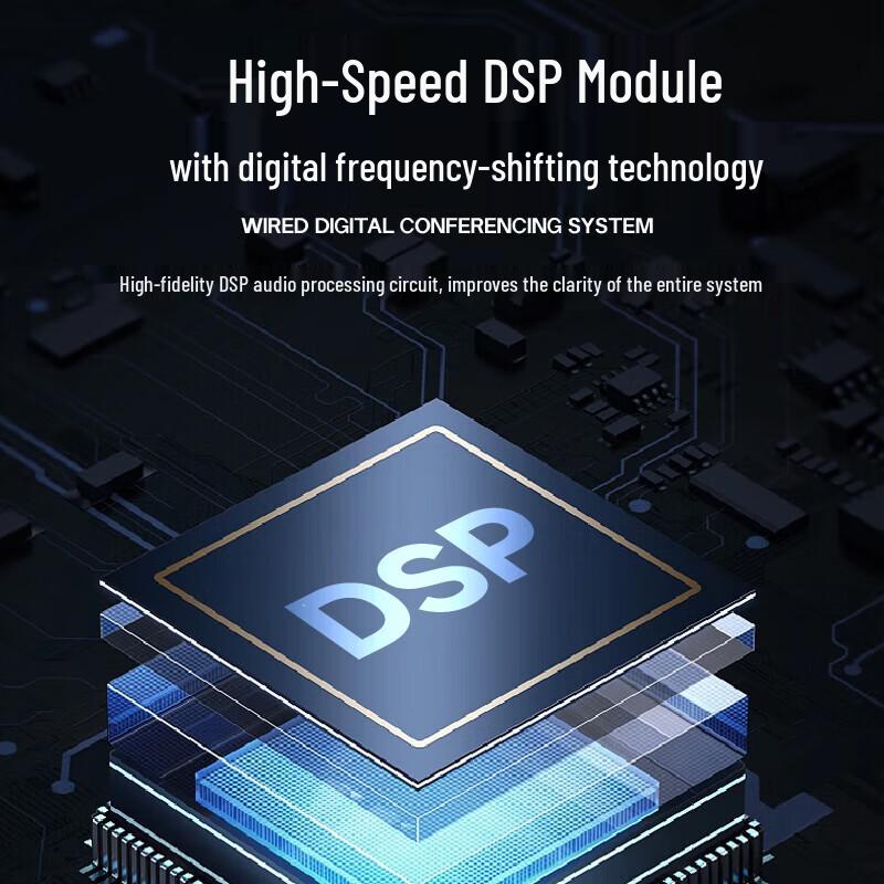 Huidu SD-8920 Professional Wired Digital Conference Microphone System (CN version)