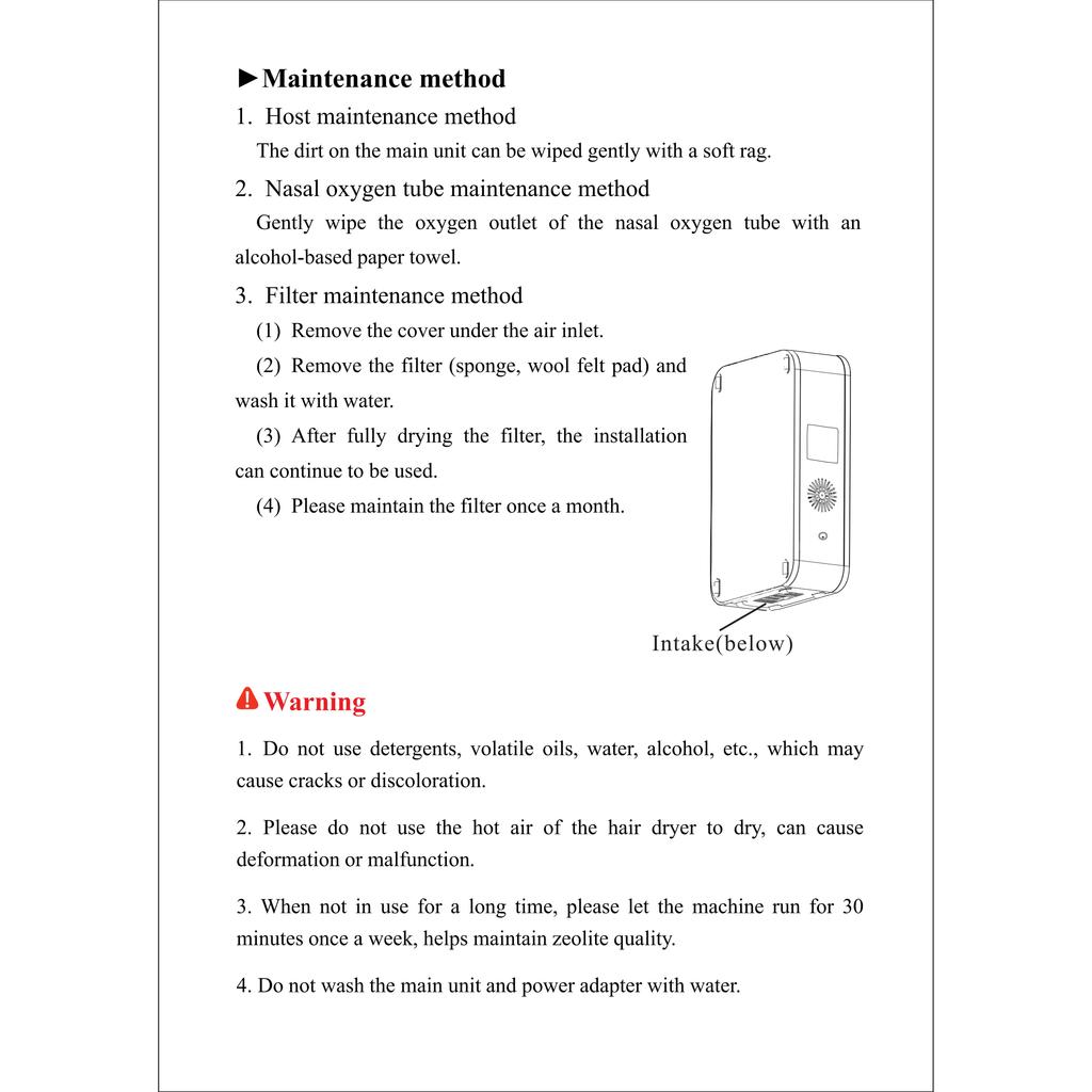 Oxygen Concentrator Household Portable Oxygen Machine Oxygen Inhalation Machine Household Oxygen Concentrator Atomization Negative Ion