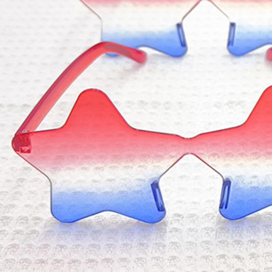 45820 шт. Очки со звездой 4 июля, красные, белые, синие, с американским флагом, патриотические