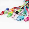 Whistle with Lanyard And Mouth Grip Plastic Sports Whistle Loud Crisp Sound Whistle for Coaches Referees Training Camping Emergency Survival