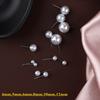 Round Shape Round Ball Earrings 4mm 5mm 6mm 8mm 10mm 12mm Ear Stud New Pearl Earrings  Women