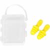 SK11 Rubber Earplugs 1 Pair for Noise Prevention with Storage Case SEP-2-1P