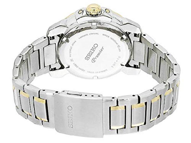 SEIKO Premier Kinetic Perpetual Watch SNP152P1 Microfiber Cloth 13 X 13 Cm Included [Set Product] & [Re-imported]