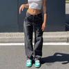 Джинсы женские GMXIA Denim Loose Street Wide Leg