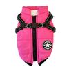 Pet Dog Jacket with Harness Ring Winter Warm Vest Dog Clothes For Small Dog Waterproof Coat Chihuahua French Bulldog Outfits
