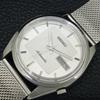 VINTAGE SEIKO AUTOMATIC 7009A JAPAN MENS SILVER COLOR DIAL WATCH a708589-1