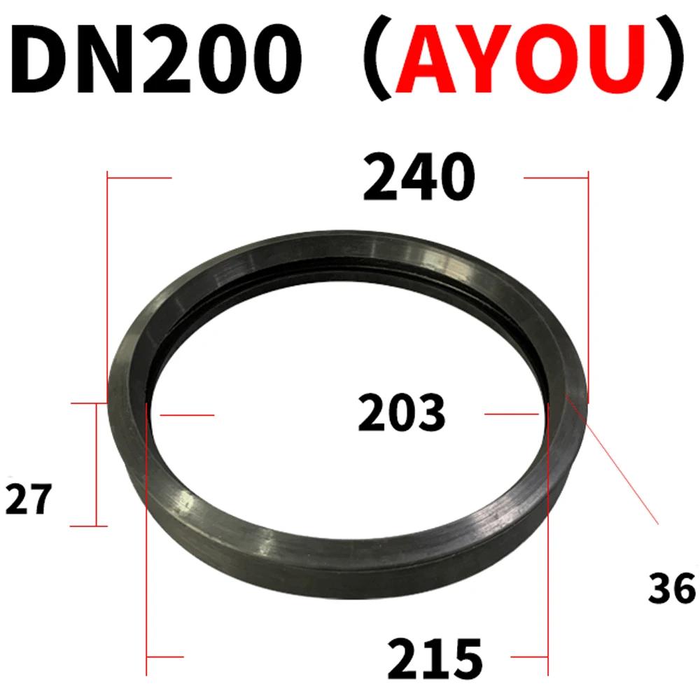 DN0.75-200 EPDM Уплотнительная прокладка-полоса Для зажимного хомута секции Hough Паз круглого сечения