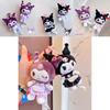 Оригинальный плюшевый брелок Sanrio Kuromi, милый мультяшный маленький дьяволенок, подвеска на сумку, подарок