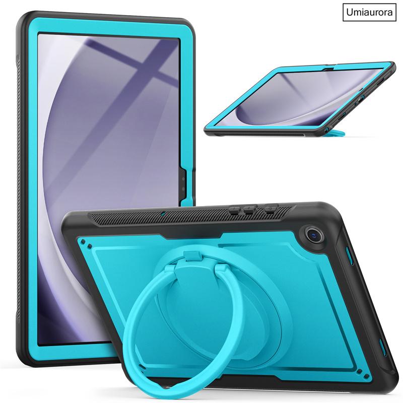 Для Samsung Tab A9 8.7 SM-X110 A9+ A11+ Plus 11 дюймов SM-X230 X210 X130 Чехол-подставка с кольцом-держателем Ремешок Противоударный Бронированный Funda