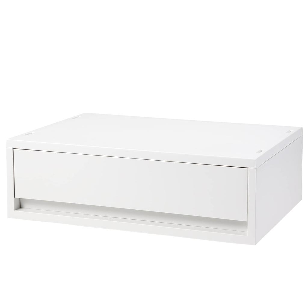 MUJI Контейнер для хранения мелких предметов из переработанного полипропилена, Белый, 37 см Ш x 26 см Г x 12 см, 84799655, Широкий, Средний, Серый, Прибл.. Ч,