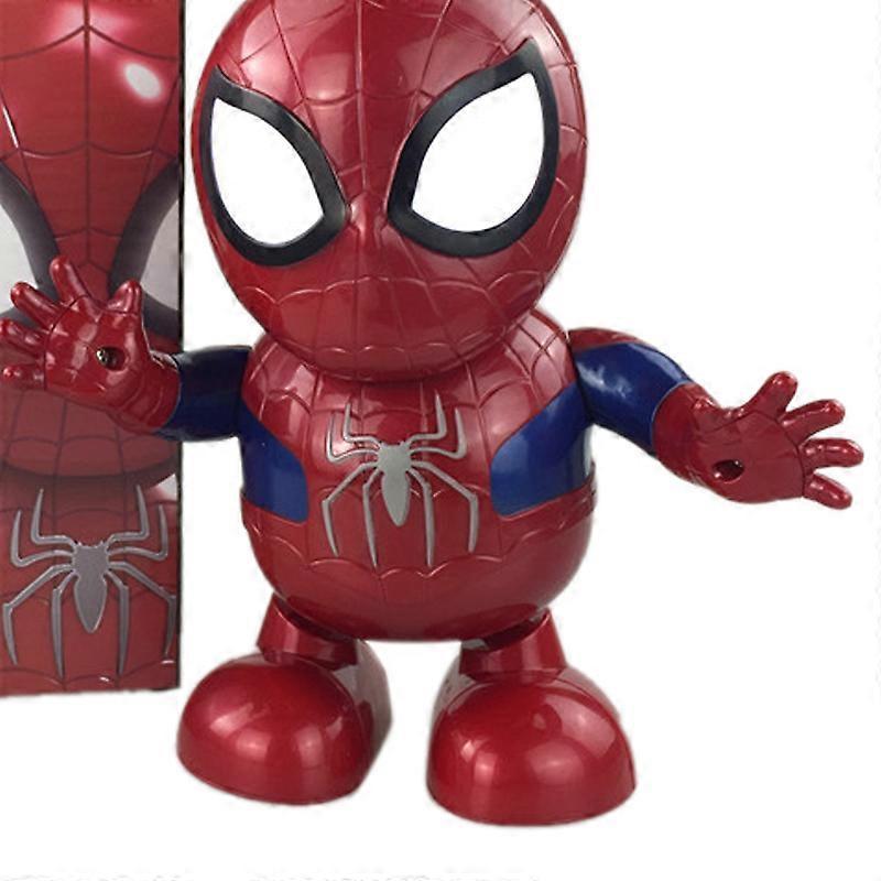 Dancing Super Hero Toy Action Figure Man Robot Toys with Lights Music Interactive Educational Gift For Kids