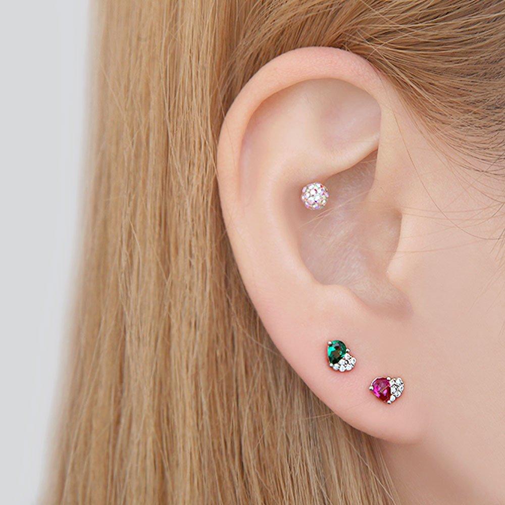 [1+1] Choose 1 of 2 Half Love Piercings