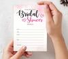 Inkdotpot 30 Bridal Shower InvitationsA  Watercolor splashA  Wedding Fill-In Style Invites Blank