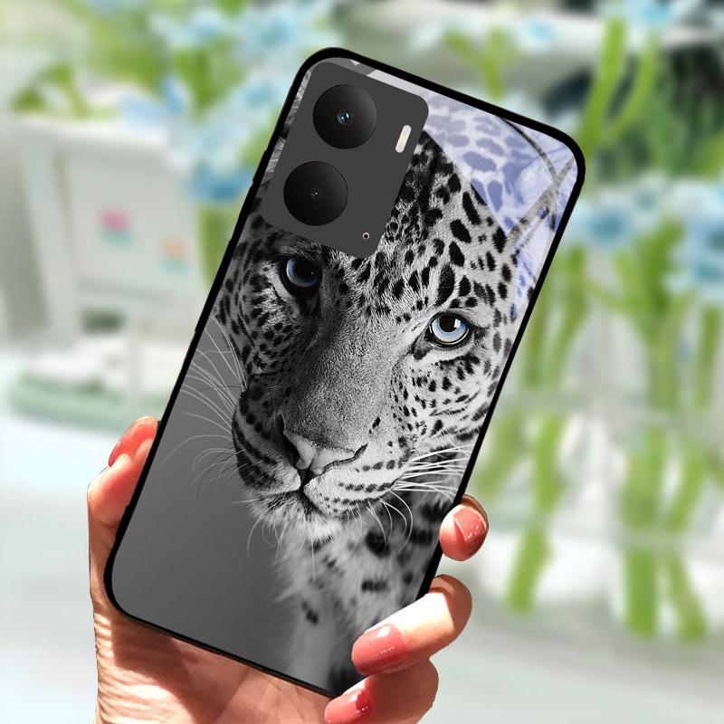 For Realme P3 5G Case Tempered Glass Back Cover For Realme P3 5G Shockproof Back Cover RealmeP3 P 3 Hard PC Protective Shell