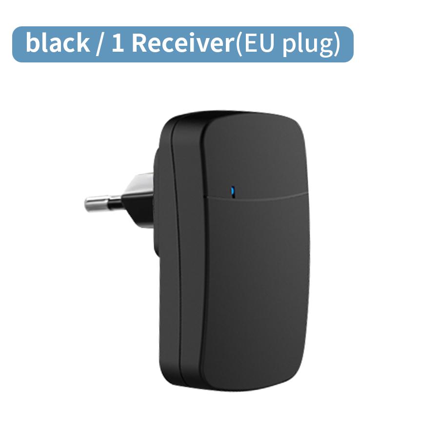 RF 433MHz Wireless Doorbell Waterproof House Chime 100M Remote EU US Plug Home Remote Welcome Door Bell Calls 38 Ringtones