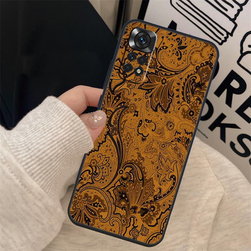 Чехол с узором Батик для Xiaomi Redmi Note 14 12 10 11 13 15 Pro Plus Чехол для Redmi 15 15C 10C 12C 13C 14C