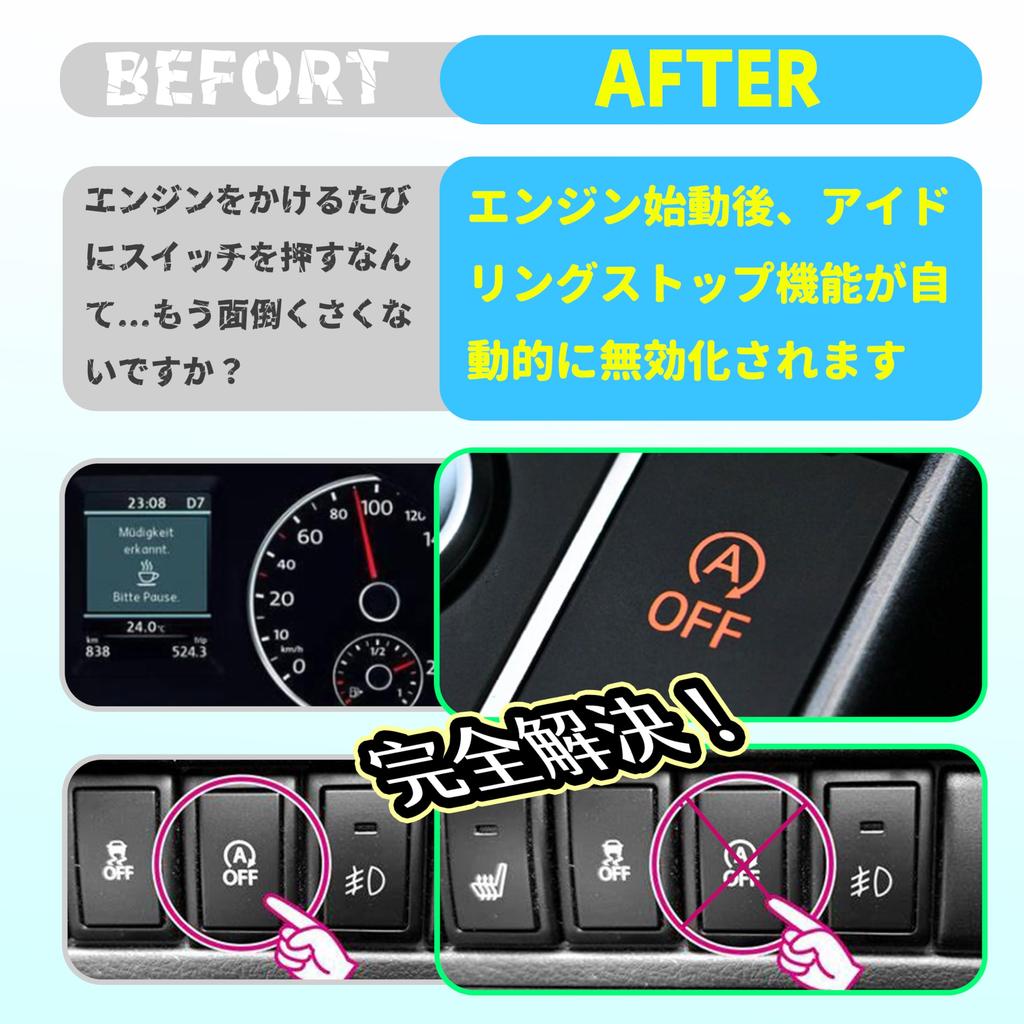 Oattun Idling Stop Canceller for Daihatsu and Hijet Fully Compatible from November 2017 To November Easy Installation S321V, S331V, Cargo, Plug-in