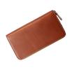 Tochigi Leather Long Wallet, Men's and Women's, Genuine Cowhide Leather, Round Zipper (Chocolate)