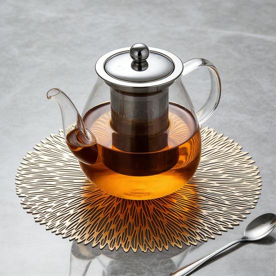 Подставка под горячее, термостойкая, плейсмат, теплоизоляция, защита от ожогов, декоративная подставка, моющаяся, для столовой, кухни, защита столешницы