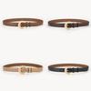 Genuine Leather Belt For Men Women Fashion Casual Minimalist Style With Metal Buckle For Daily Wear