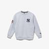 New Era Худи Меланжево-серый с логотипом команды New York Yankees