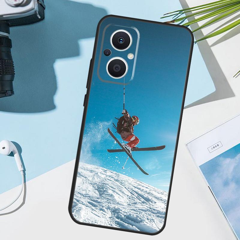 Ski Neige Snowboard Cover For OPPO Reno 7 8 Lite 10 12 13 14 Pro 11 F 12F 13F 14F OPPO Find X8 X5 X6 X9 Pro Case