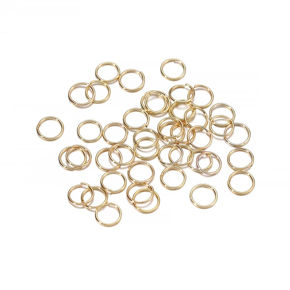200pcs/Lot 3-10mm Metal Open Single Loops Jump Rings Split Rings DIY Jewelry Making Accessories Findings for Necklace Bracelet