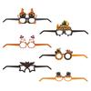 Halloween Paper Glasses 6pcs Party Fancy Dress Pumpkin Bat Ghost Costume Eyewear