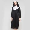 Black Father's Clothing Adult Size Cosplay Costume Gothic Style Nun Costume  Cosplay Events