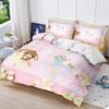 Sugarbunnies Серия Sanrio Комплект постельного белья Comforte Luxus 3 предмета 1 пододеяльник Изысканный подарок на день рождения 100% Полиэстер Домашний декор