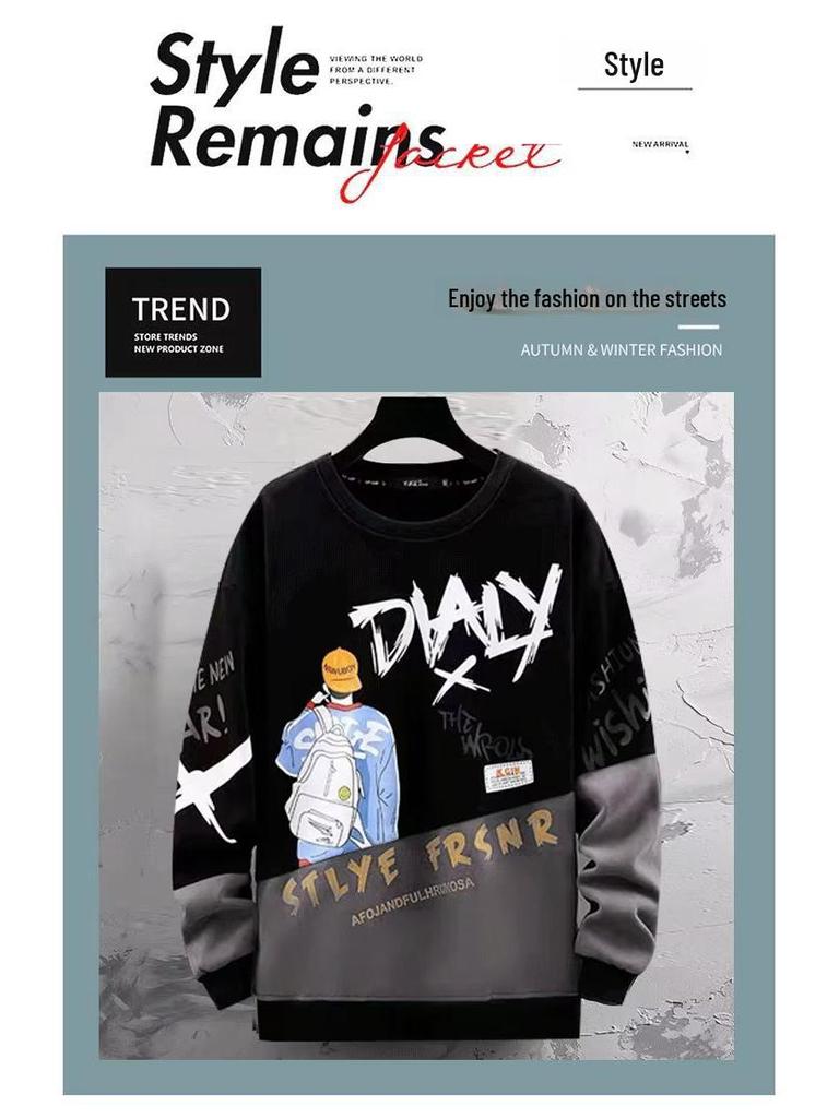 Мужская однотонная толстовка с капюшоном — уличная мода, длинный рукав, молодежный корейский стиль для весны, осени, зимы