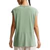 Nike T Shirts Women's Sage Green Crew Neck Moderate IO1623-006