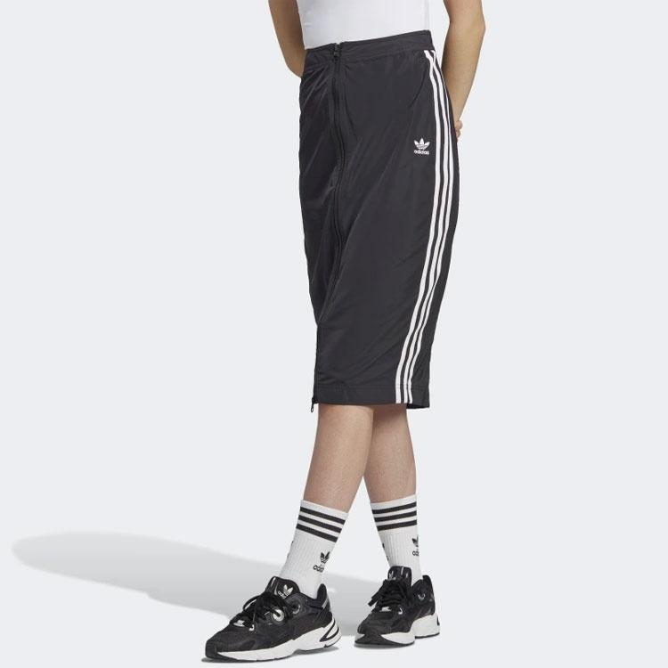 (WMNS) adidas Adicolor Classics Long Track Skirt 'Black' Women's HM2156