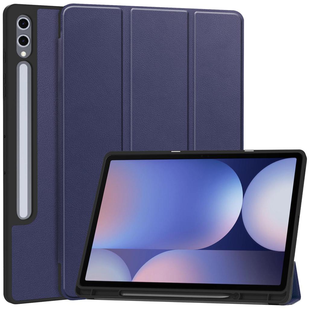 Чехол для планшета Samsung Galaxy Tab S10+ Plus / S9+ Plus 12,4'' дюйма, тонкий чехол Folio, легкий жесткий защитный чехол с многоугольной подставкой
