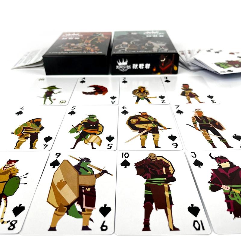 Казуальная игра для вечеринок Regicide Настольная игра Карточная многопользовательская кооперативная головоломка Покер Геймплей