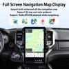 Для Dodge Ram 1500 2019-2024 Автомагнитола Обновление Tesla Сенсорный Экран Android14 Android Auto Carplay GPS Стерео Навигационный Плеер