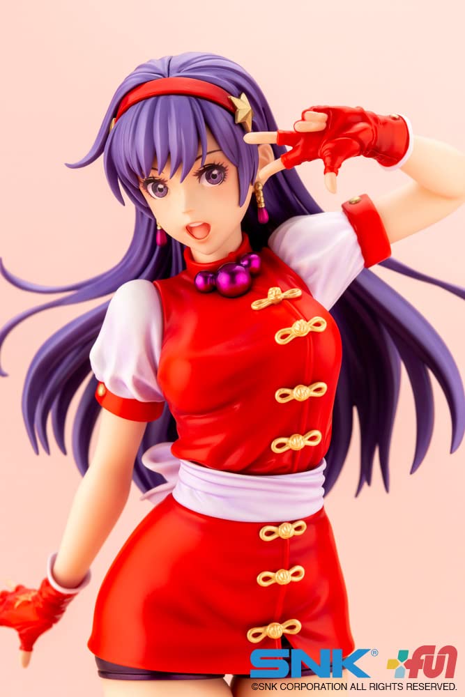 BISHOUJO SNK Bishoujo Athena Asamiya KING OF FIGHTERS в масштабе законченная фигурка, окрашенная в ПВХ SV314 -THE '98-1/7