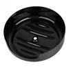 8" For Harley Sportster XL 2012-UP Softail FLST FXST 2011-2017 Motorcycle Air Cleaner Cover Plain Black Round Stripe Style