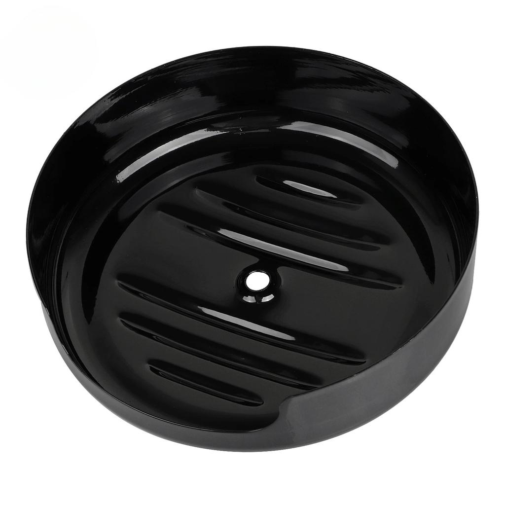 8" For Harley Sportster XL 2012-UP Softail FLST FXST 2011-2017 Motorcycle Air Cleaner Cover Plain Black Round Stripe Style